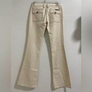 Frankie B. Cream Denim Pants
